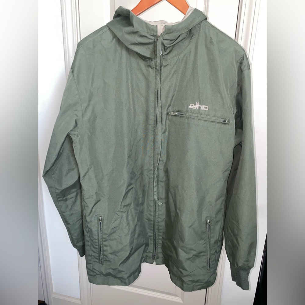 Elho Vintage 70s 80s Anorak Men’s Outdoor Gorpcore Utility Jacket Green 48